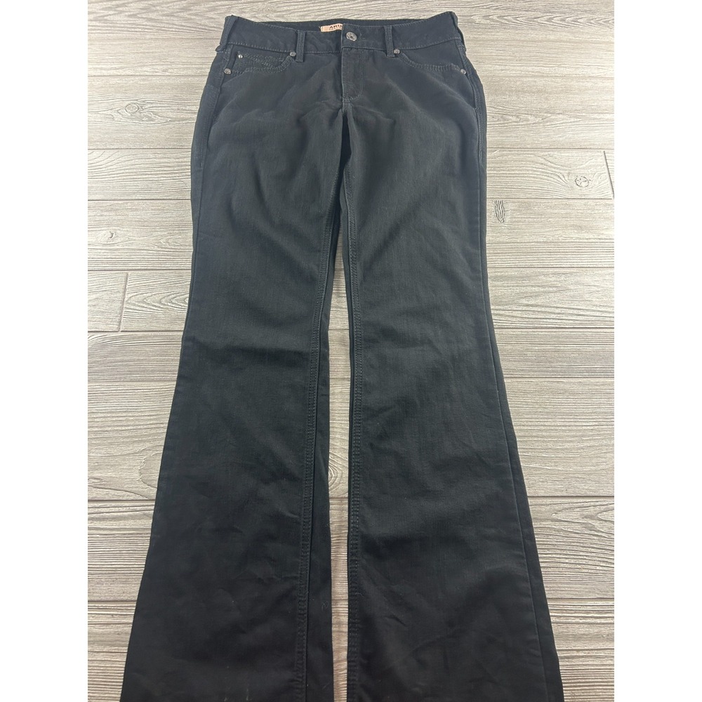 Ariat Real Denim Jeans Women's Size 31XL Perfect Rise Boot Black Jeans